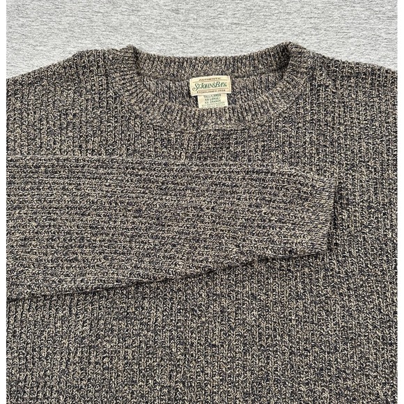 St. John's Bay Sweater Mens Size XXL Tall Cable Knit Vintage USA Made Outdoor - Picture 1 of 7